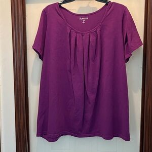 Roaman's Purple Women's Tunic Top